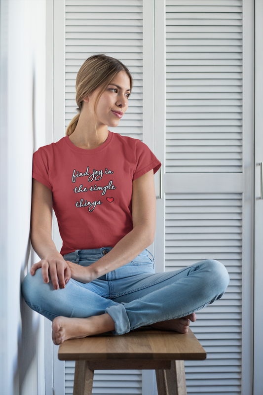 find joy in the simple things shirt